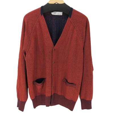 TOGA ARCHIVES WOOL JACQUARD KNIT CARDIGAN ウール ジャガード ニット カーディガン ラメ レーヨン混 スナップボタン【1143488027462】