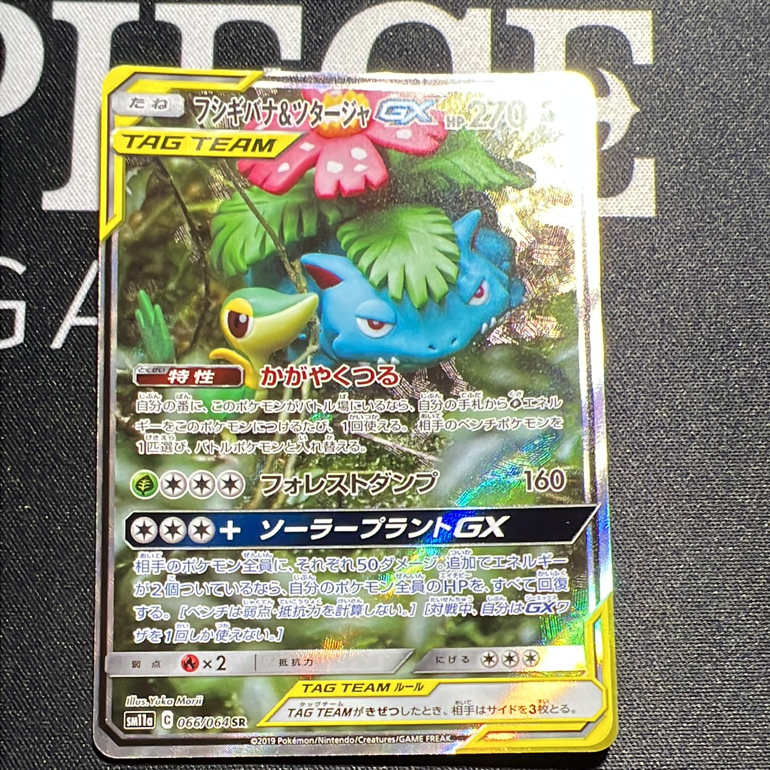 フシギバナ&ツタージャGX SR: SA[SM11a 066/064](強化拡張パック「リミックスバウト」)