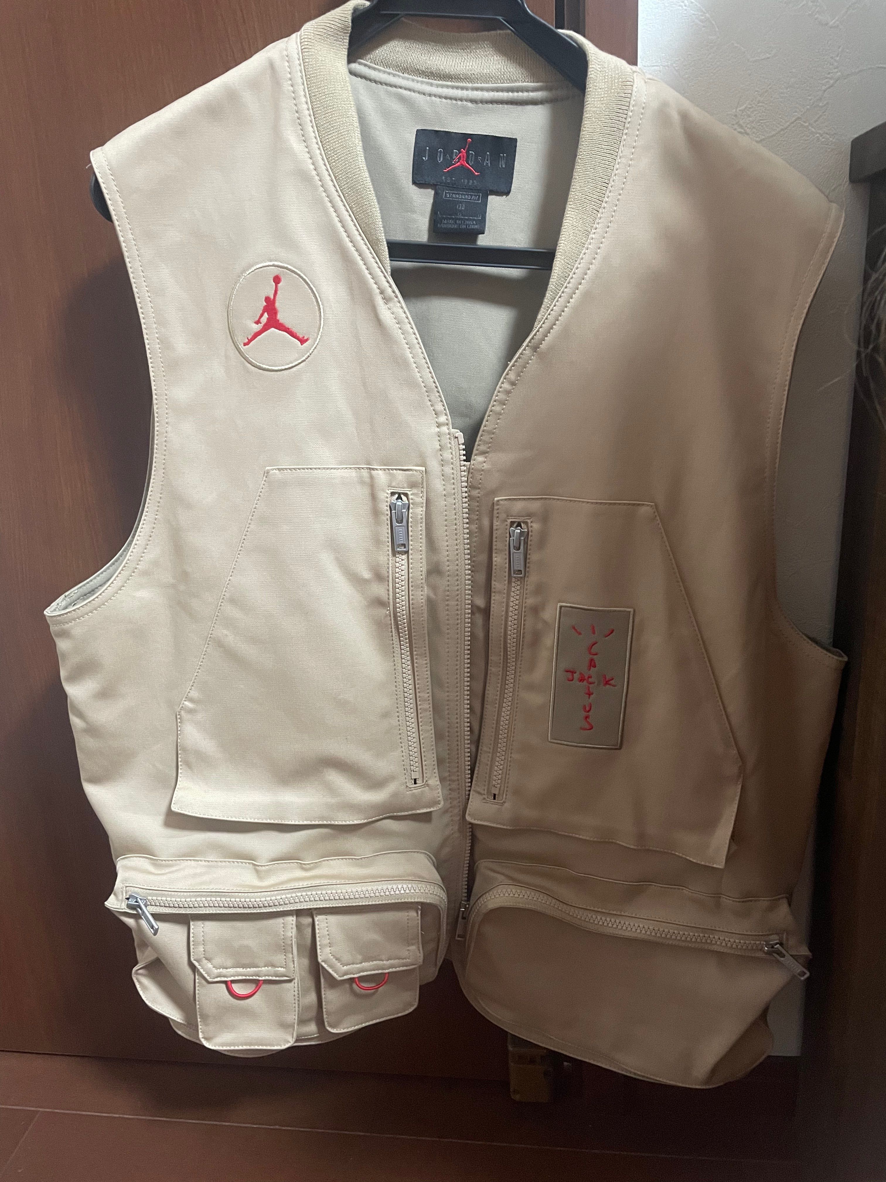 Air Jordan x Travis Cactus Jack Utility Vest "Khaki Desert"