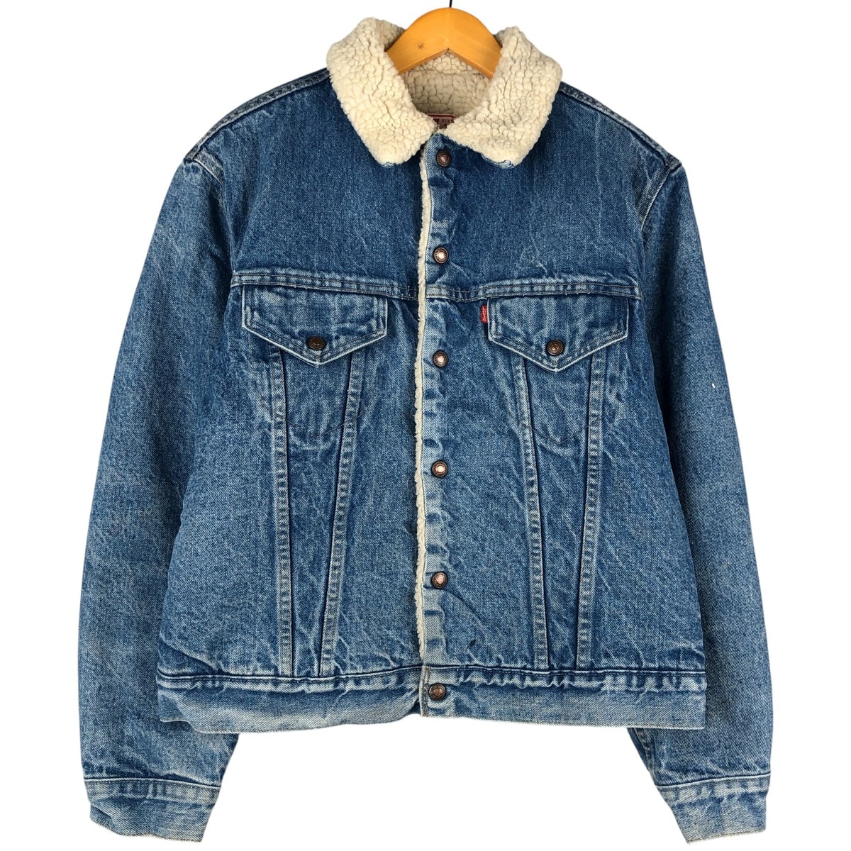 古着 80年代 リーバイス Levi's デニムボアジャケット USA製 メンズL相当 ヴィンテージ/eaa597803