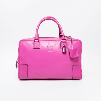 ロエベ LOEWE アマソナ 36 レザー ハンドバッグ【中古】