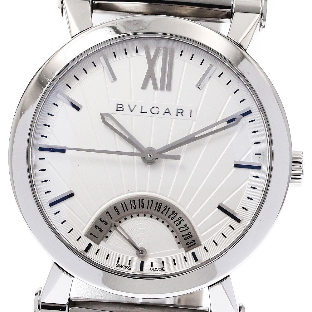 ブルガリ ソティリオ レトログラード SB42SDR メンズ 【中古】