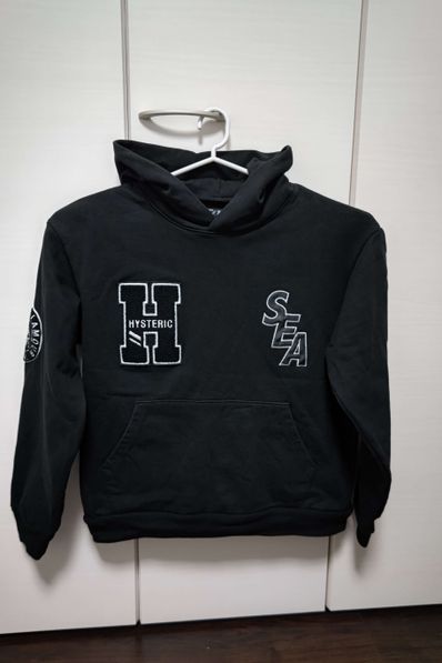 WIND AND SEA x HYSTERIC GLAMOUR Hoodie"Black"