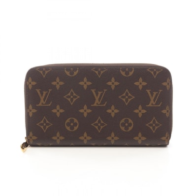 ルイ・ヴィトン LOUIS VUITTON ジッピー オーガナイザー モノグラム ラウンド長財布 財布 PVC メンズ レディース ブラウン系 M62581 【中古】