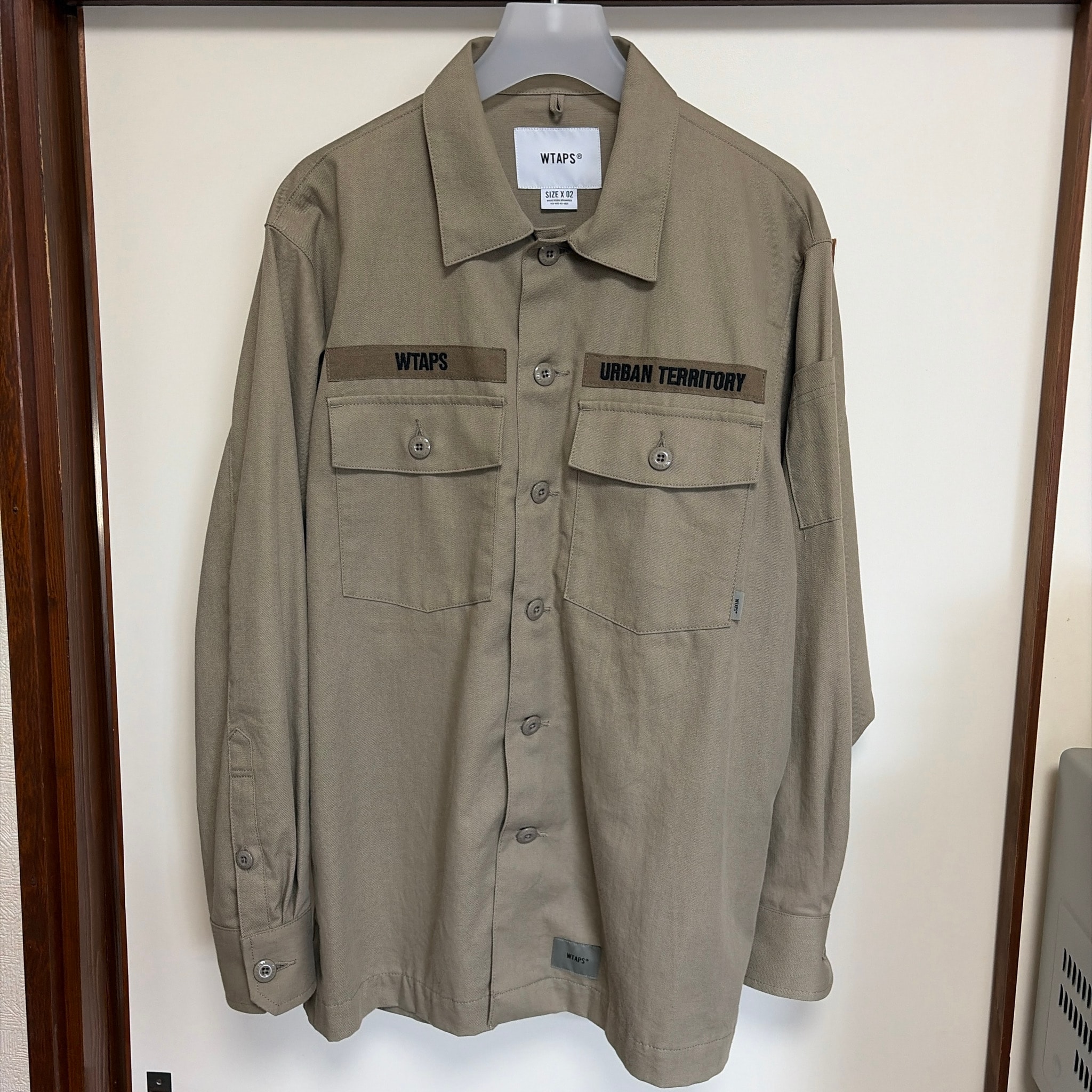 WTAPS Buds / LS / Cotton. Serge "Coyote Brown"