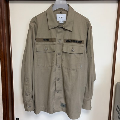 WTAPS Buds / LS / Cotton. Serge "Coyote Brown"