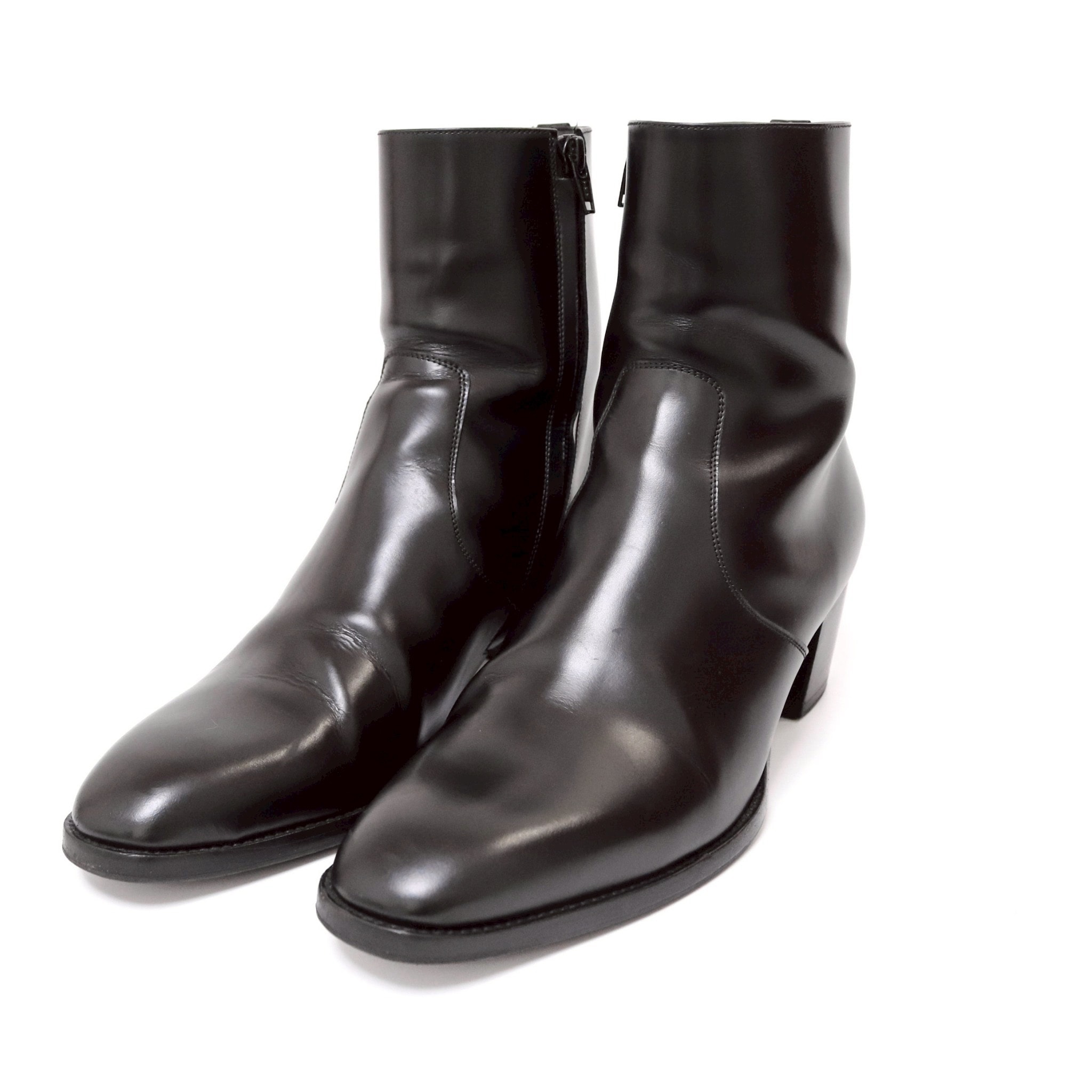 【極美品】サンローランパリ 442258 ワイアット60 ブーツ ブラック 41