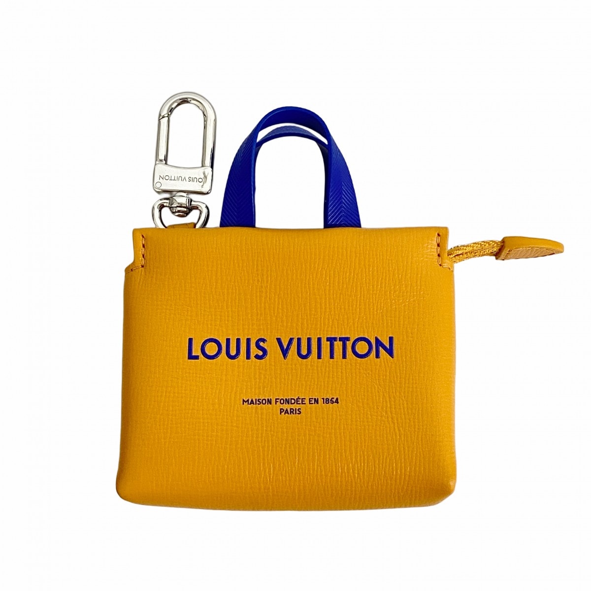 【6dd5406-k】ルイヴィトン キーホルダー・チャーム バッグチャームLVミニショッパー M02699 オレンジ【中古】メンズ レディース ユニセックス