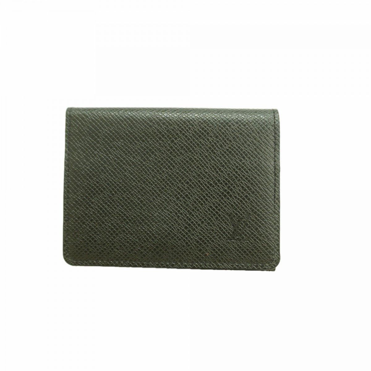 【6fb2738-k】ルイヴィトン 名刺入れ タイガ アンヴェロップカルトドゥヴィジットNM  M64595 ノワール【中古】メンズ