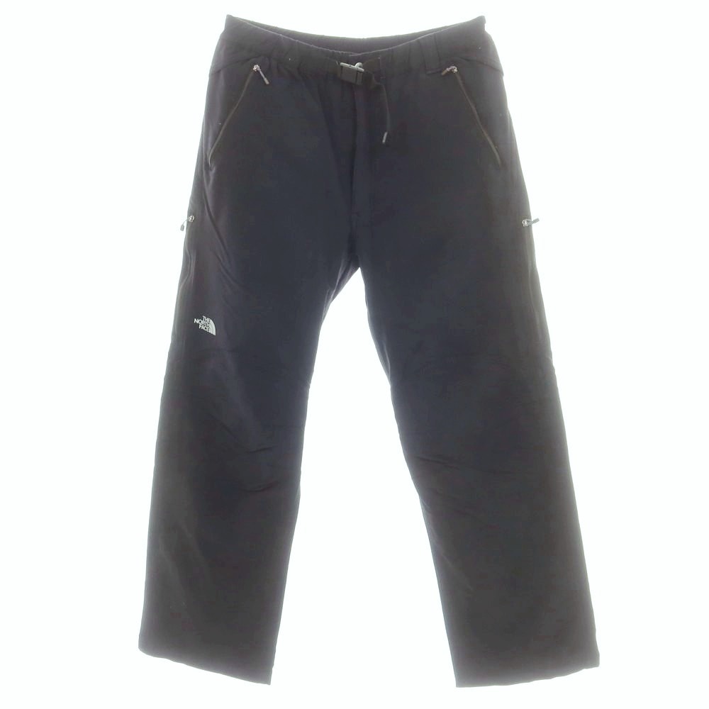 【中古】ザノースフェイス THE NORTH FACE ストレッチ ナイロン イージーパンツ ブラック【サイズL】【メンズ】