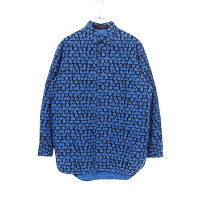 ルイ・ヴィトン LOUIS VUITTON パーフォレーテッドモノグラム 長袖 衣料品 トップス コットン メンズ ブラック系 / ブルー系 RM192M ORS HHS20W 【中古】