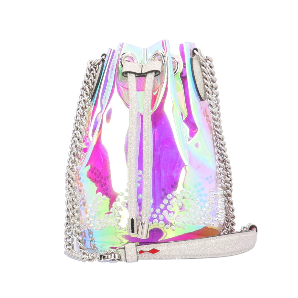 クリスチャンルブタン ショルダーバッグ PVC シルバー レディース Christian Louboutin  中古