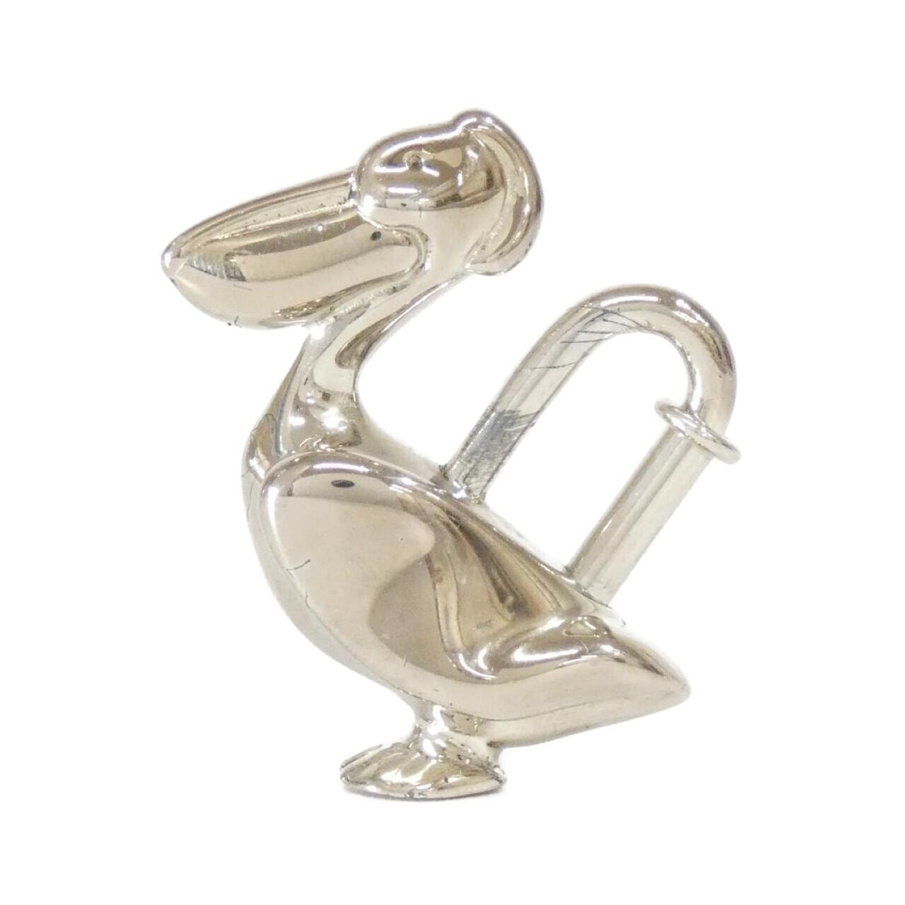 【ヴィンテージ】エルメス PELICAN カデナ 018662CK キーホルダー