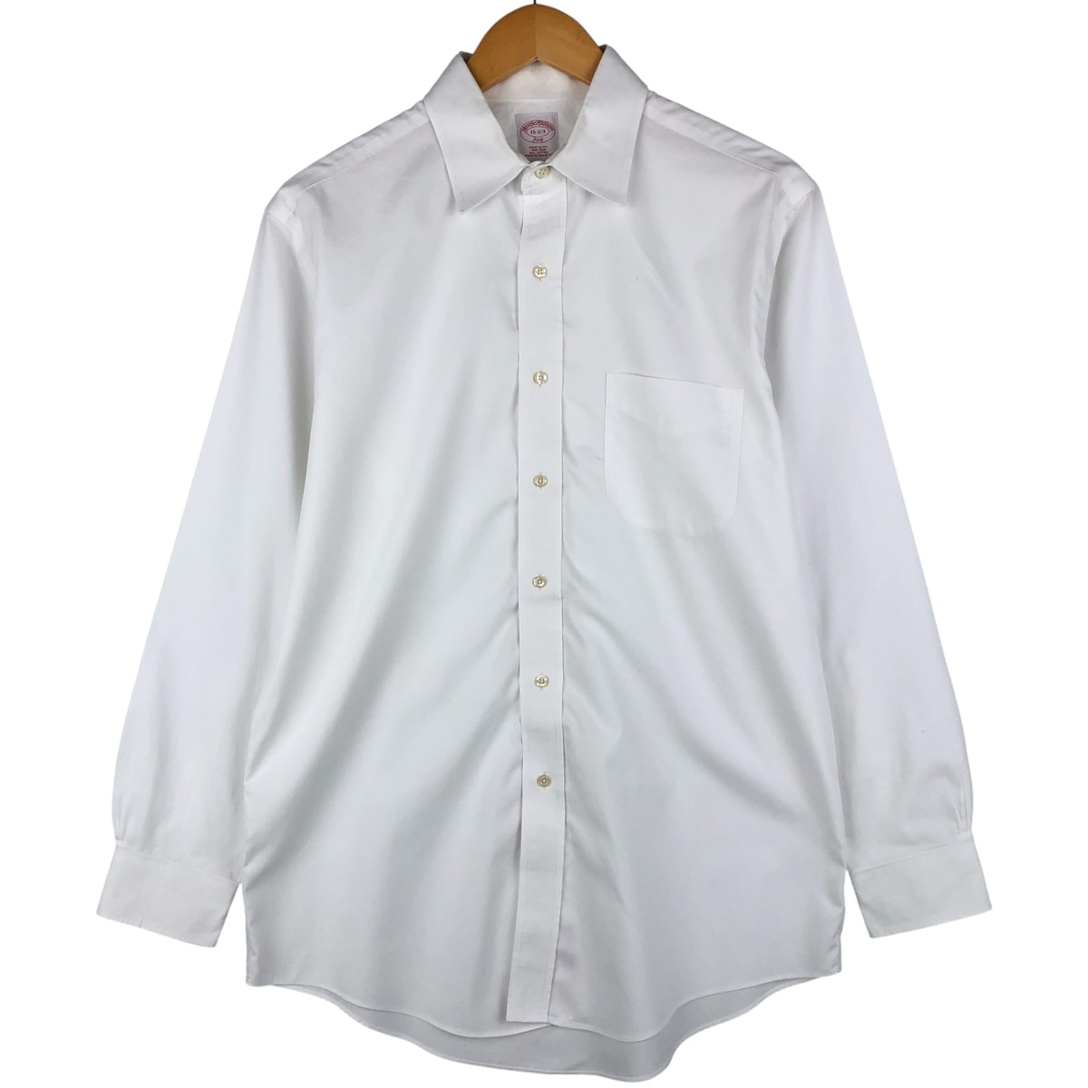 古着 ブルックスブラザーズ Brooks Brothers 346 長袖 コットンシャツ メンズM相当/eaa599035