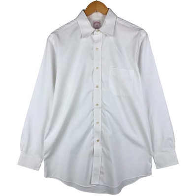 古着 ブルックスブラザーズ Brooks Brothers 346 長袖 コットンシャツ メンズM相当/eaa599035