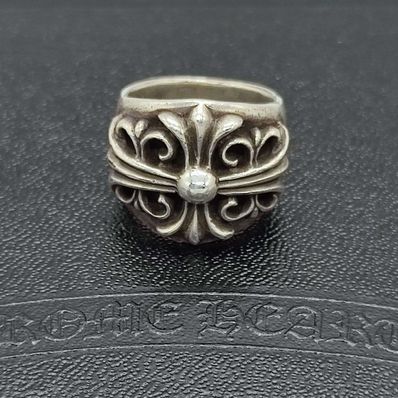 【美品】クロムハーツ キーパーリング シルバー925 JP17 US8.5