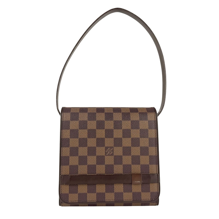 ルイ ヴィトン LOUIS VUITTON ショルダーバッグ ダミエ トライベッカ ミニ ダミエキャンバス ブラウン レディース N51162【中古】 z7759