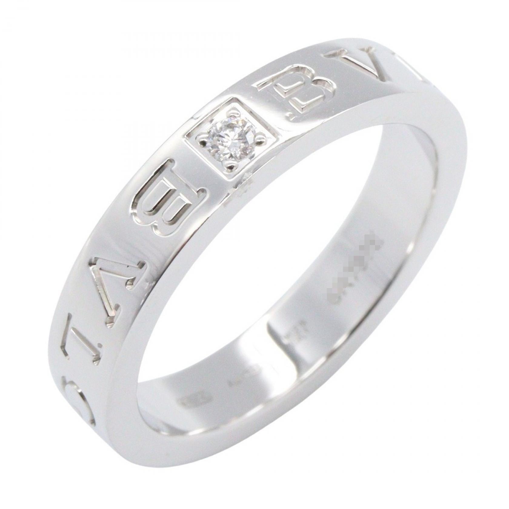 ブルガリ BVLGARI B-zero1 ビーゼロワン リング 1PD リング・指輪 ジュエリー K18WG(ホワイトゴールド) ダイヤモンド レディース シルバー系 / クリア系 【中古】