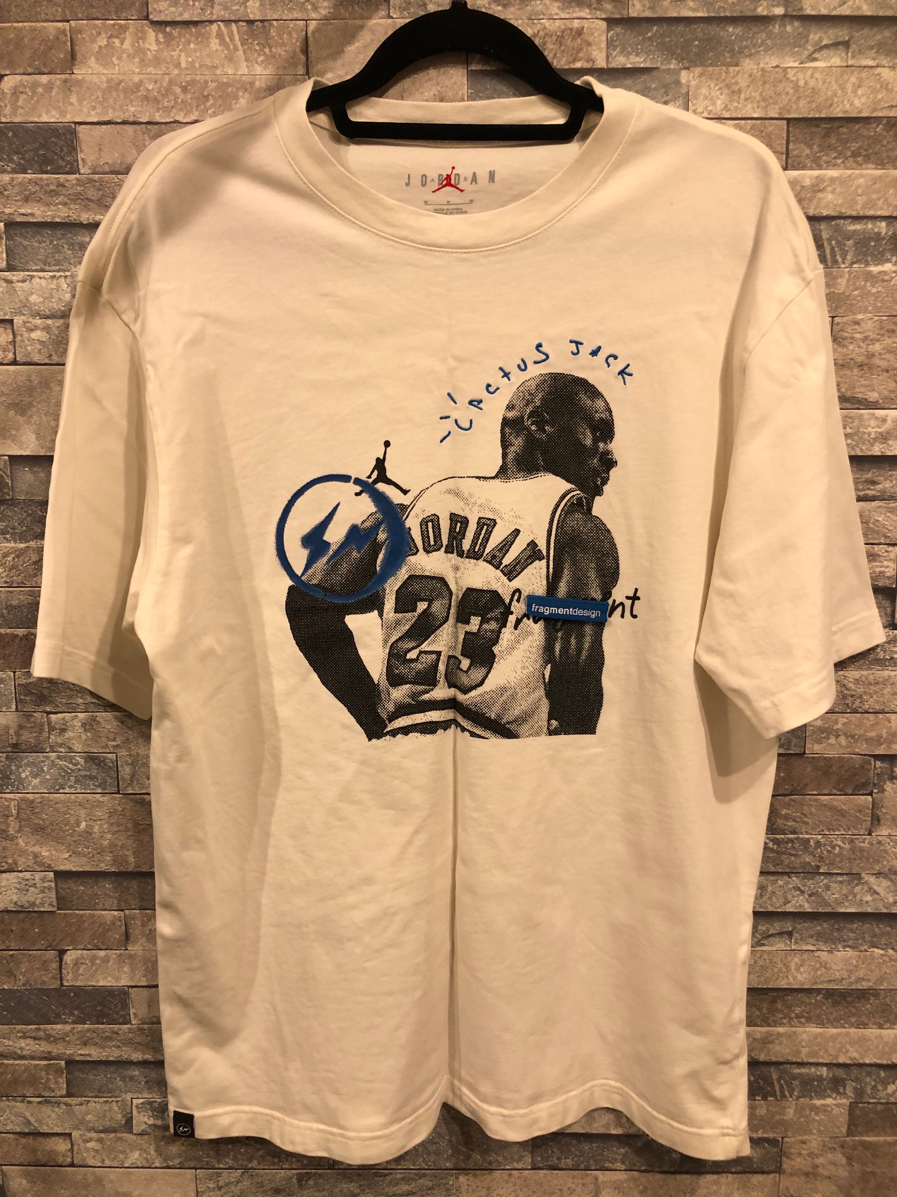 Air Jordan Travis Scott Fragment Tee "White"