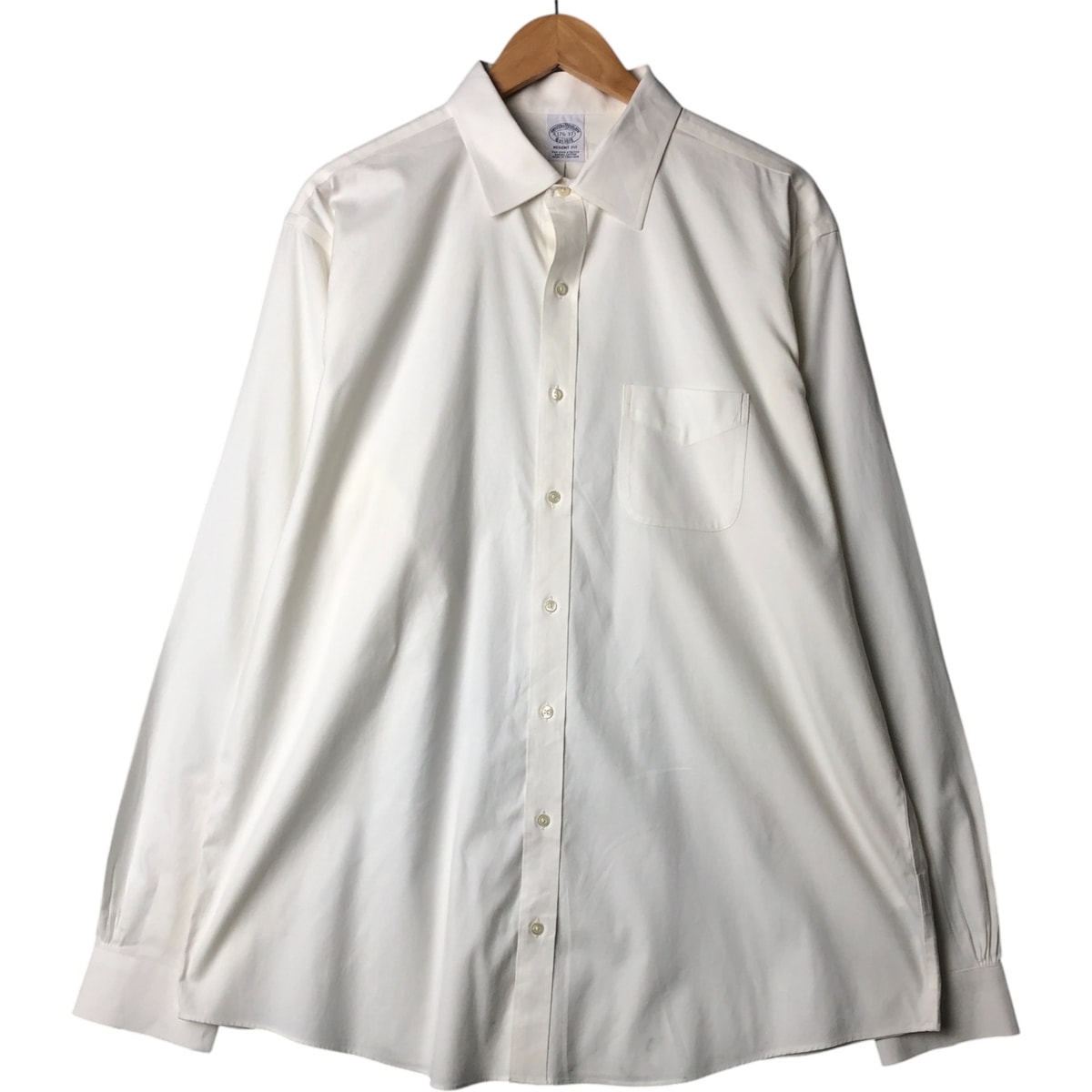 古着 ブルックスブラザーズ Brooks Brothers Est.1818 長袖 コットンシャツ メンズXL相当/eaa573305