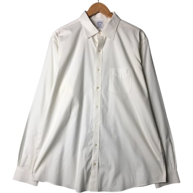 古着 ブルックスブラザーズ Brooks Brothers Est.1818 長袖 コットンシャツ メンズXL相当/eaa573305