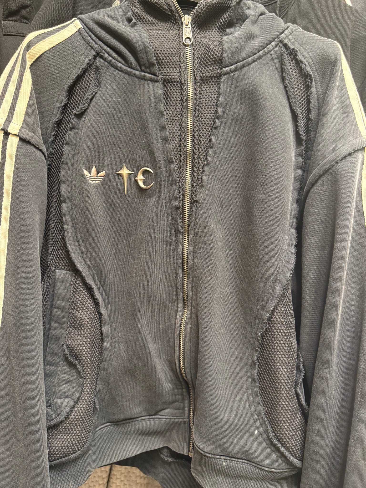 adidas x Thug Club Team Geist Zip-Up Hoodie "Black"