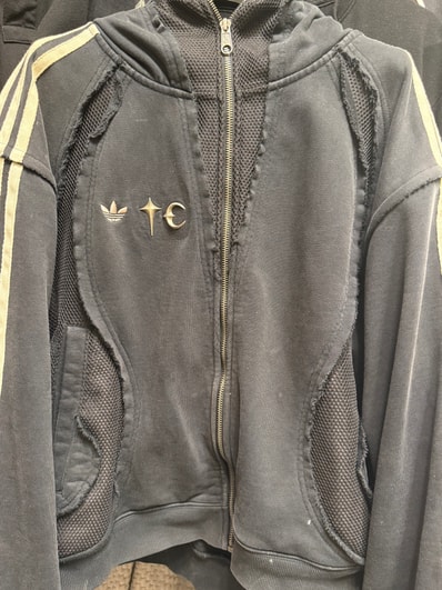 adidas x Thug Club Team Geist Zip-Up Hoodie "Black"