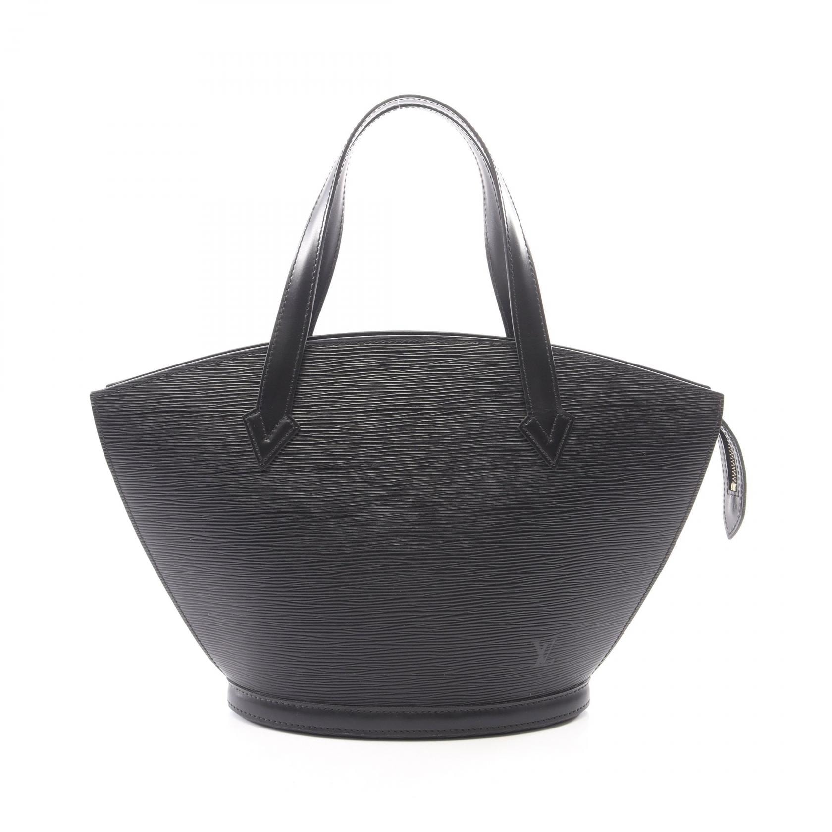 ルイ・ヴィトン LOUIS VUITTON サンジャック ハンドバッグ バッグ レザー エピ ノワール レディース ブラック系 M52272 【中古】