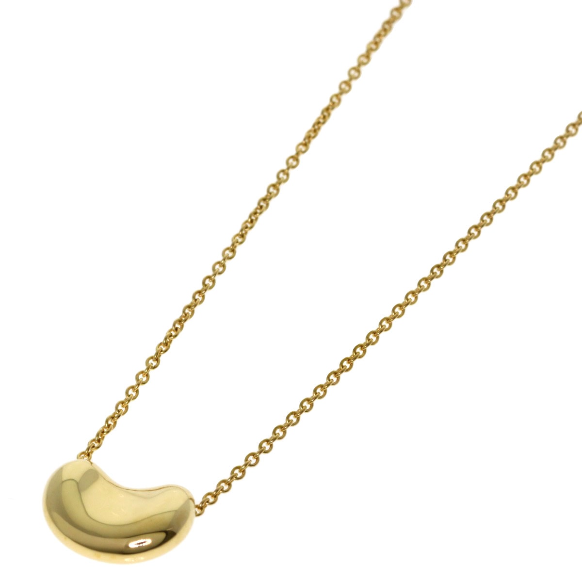 TIFFANY&Co. ティファニー ビーン ネックレス K18YG レディース [中古]