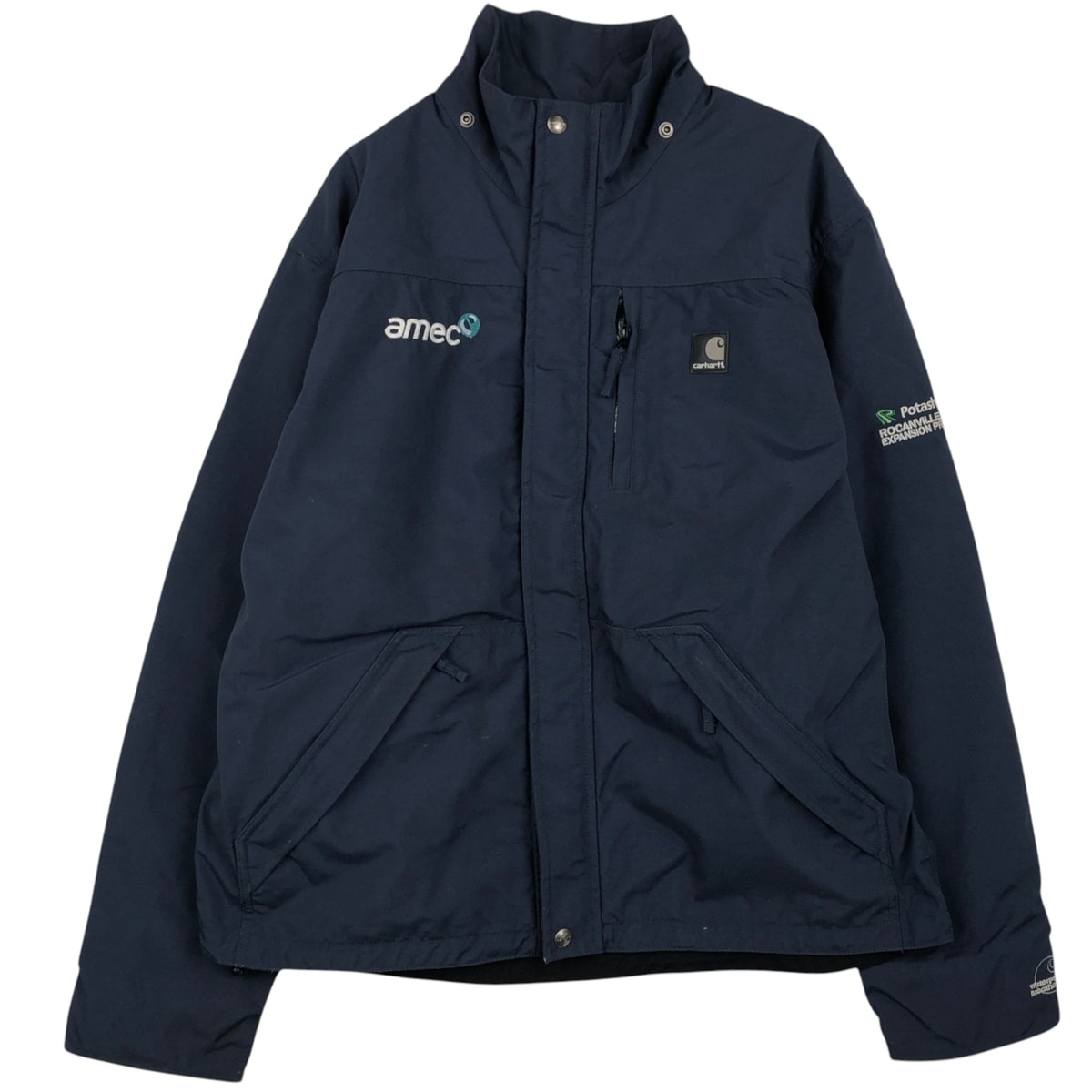 古着 カーハート Carhartt WATERPROOF BREATHABLE ウォータープルーフブリーザブル ナイロンジャケット メンズM相当/eaa651394