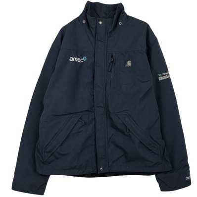 古着 カーハート Carhartt WATERPROOF BREATHABLE ウォータープルーフブリーザブル ナイロンジャケット メンズM相当/eaa651394