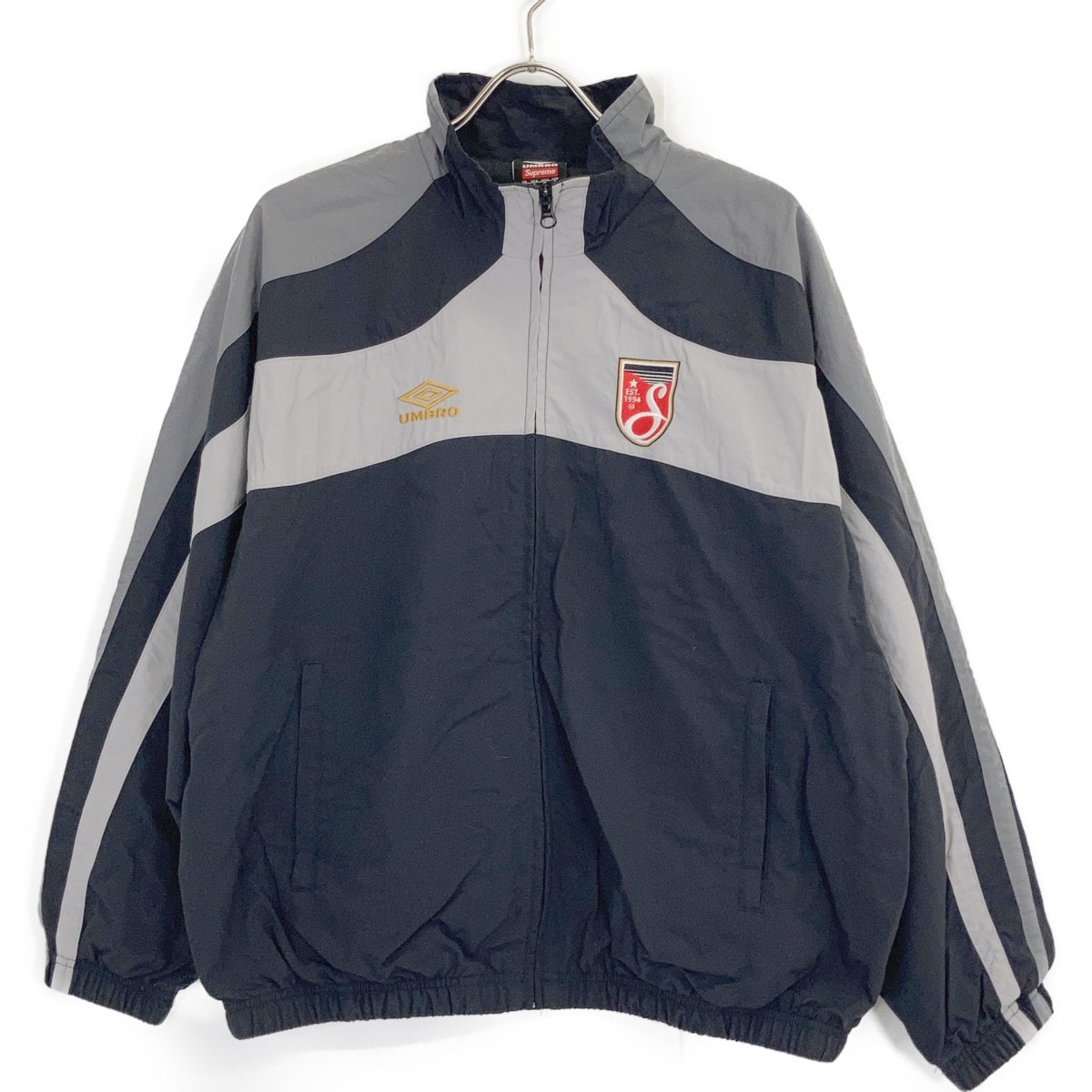 シュプリーム ×UMBRO 23年 スナップスリーブトラックジャケット S