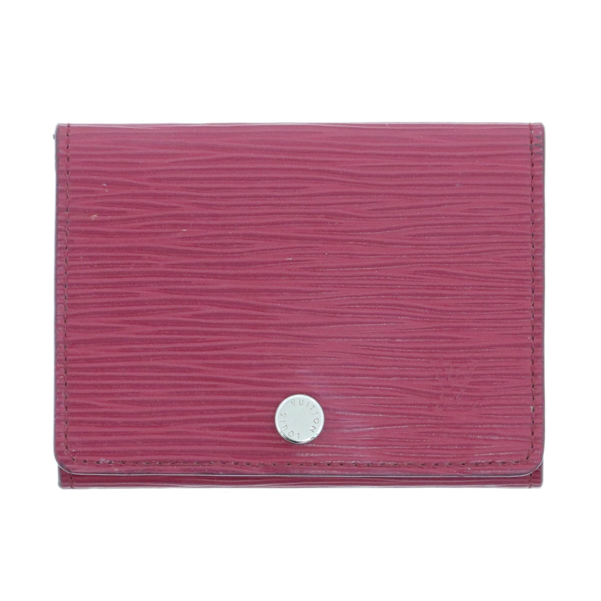 【値下げ】LOUIS VUITTON ルイ・ヴィトン アンヴェロップ カルト ドゥヴィジット 名刺入れ M56167 エピレザー レッド  レディース【中古】