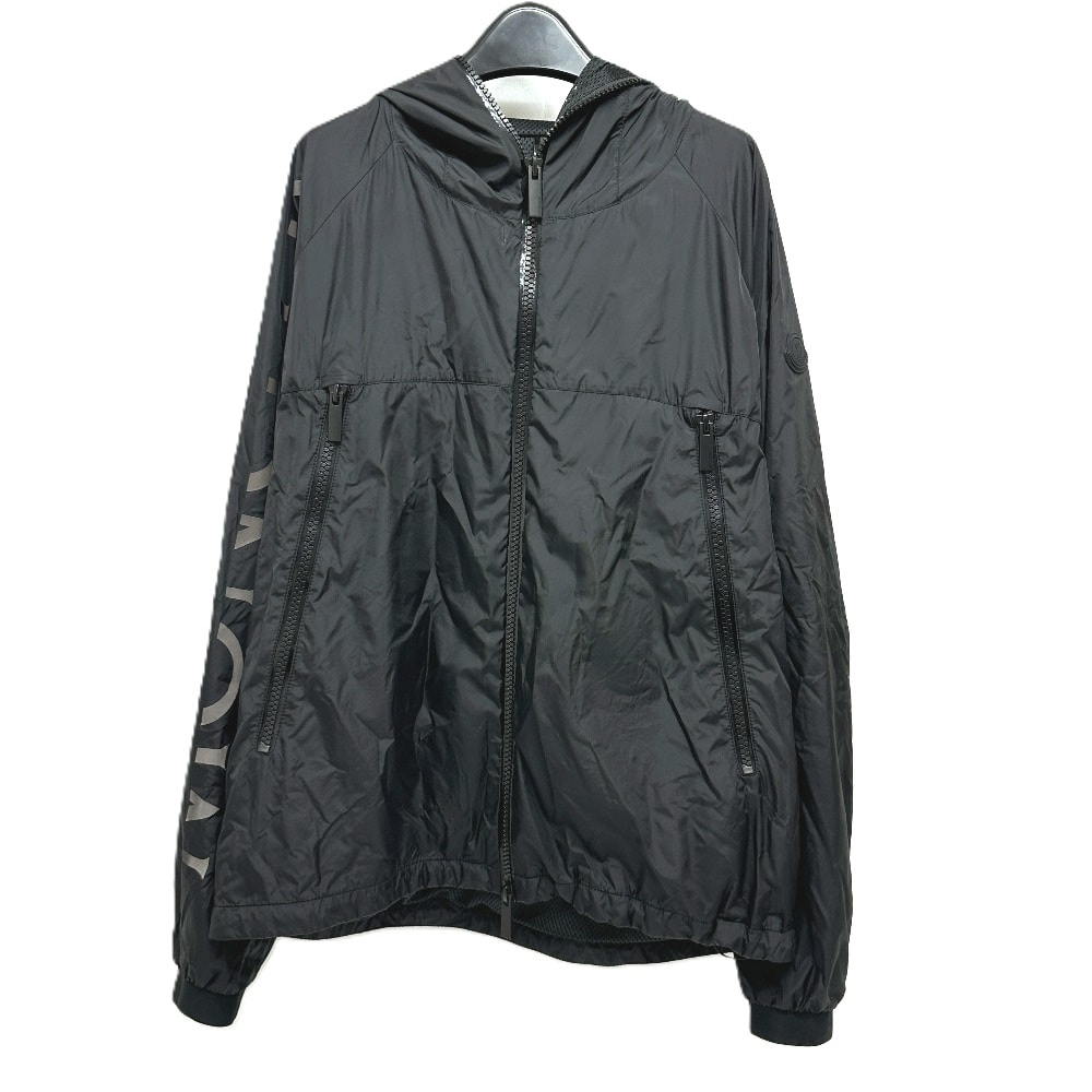 モンクレール MONCLER BESAR フード付き フーディー ジップアップ パーカー アウター ジャンバー ブルゾン ナイロン ブラック