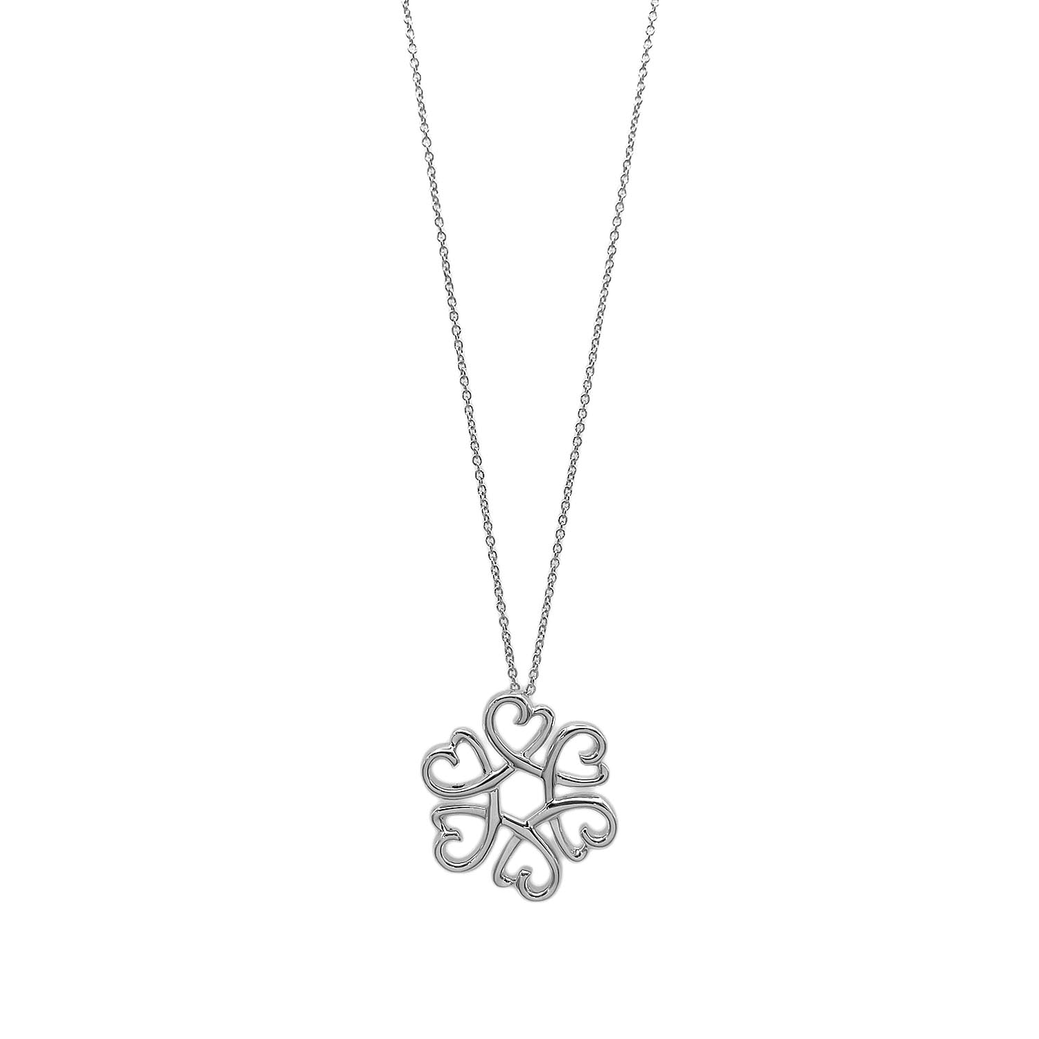 TIFFANY&Co. ティファニー ラビングハート メダリオン ネックレス
 ペンダント パロマピカソ SV925 シルバー 新品仕上済 ユニセックス
 【中古】