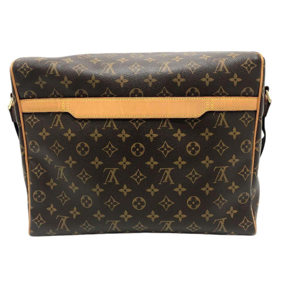 ルイヴィトン LOUIS VUITTON アベス M45257 カバン 斜め掛け メッセンジャー フラップ ショルダーバッグ モノグラムキャンバス ブラウン