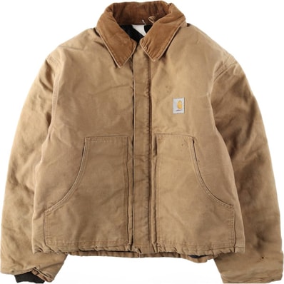 古着 ~90年代 カーハート Carhartt トラディショナルジャケット 中綿入り ダックワークジャケット USA製 メンズXXL相当 ヴィンテージ/eaa636545