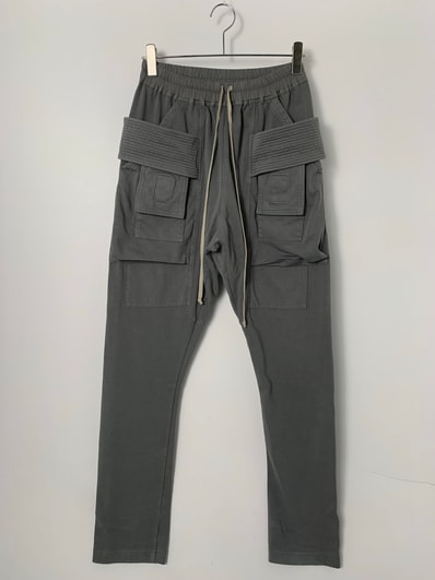 Rick Owens DRKSHDW Creatch Cargo Pants "Stone"