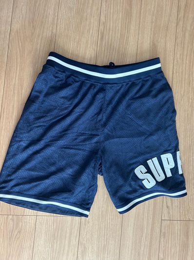 Supreme Ultrasuede Mesh Short "Navy"