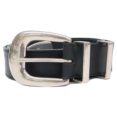 セリーヌ ラージ 35MM ウエスタンベルト / ヴィンテージカーフスキン 90