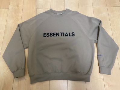 FEAR OF GOD ESSENTIALS 3D Silicon Applique Crewneck "Moss"