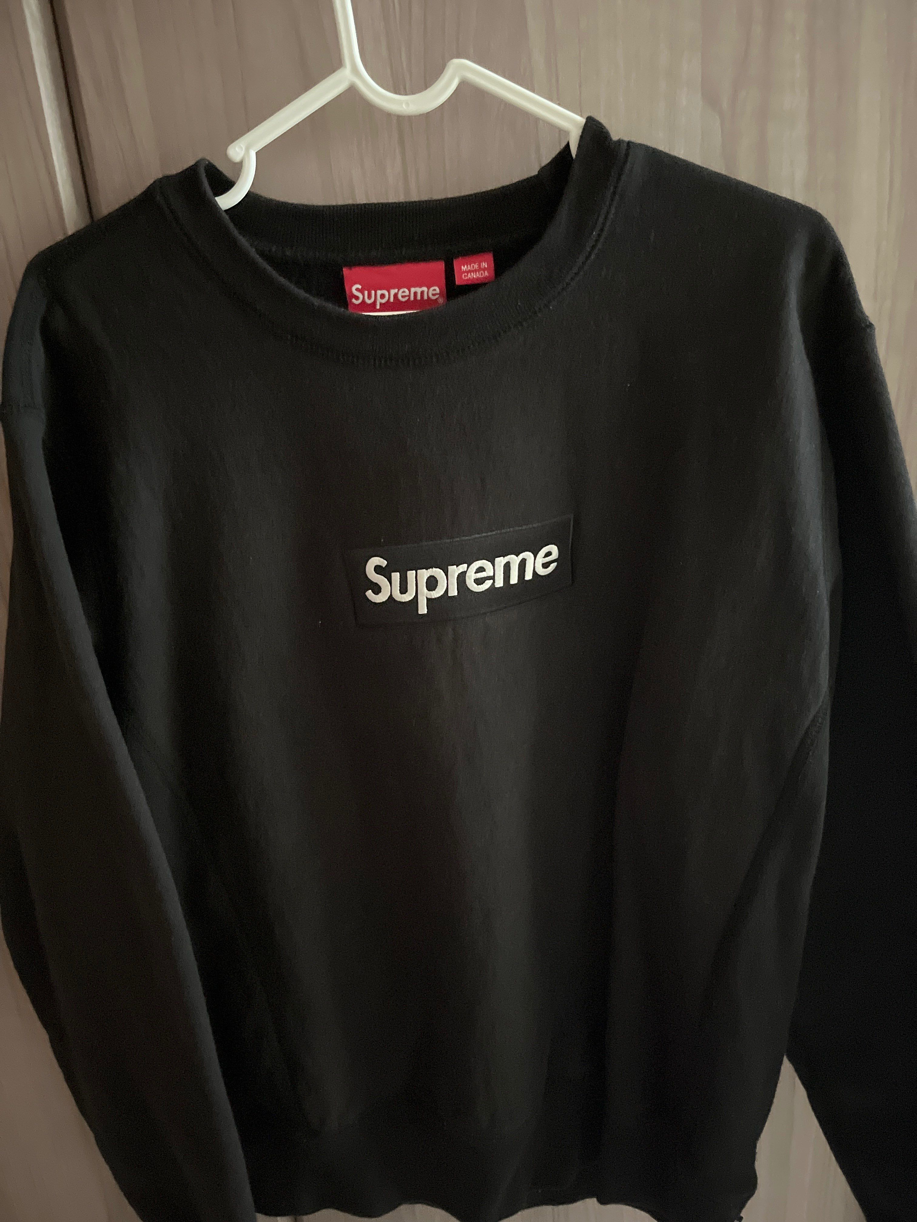 Supreme Box Logo Crewneck Sweatshirt "Black" (18FW)