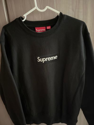 Supreme Box Logo Crewneck Sweatshirt "Black" (18FW)