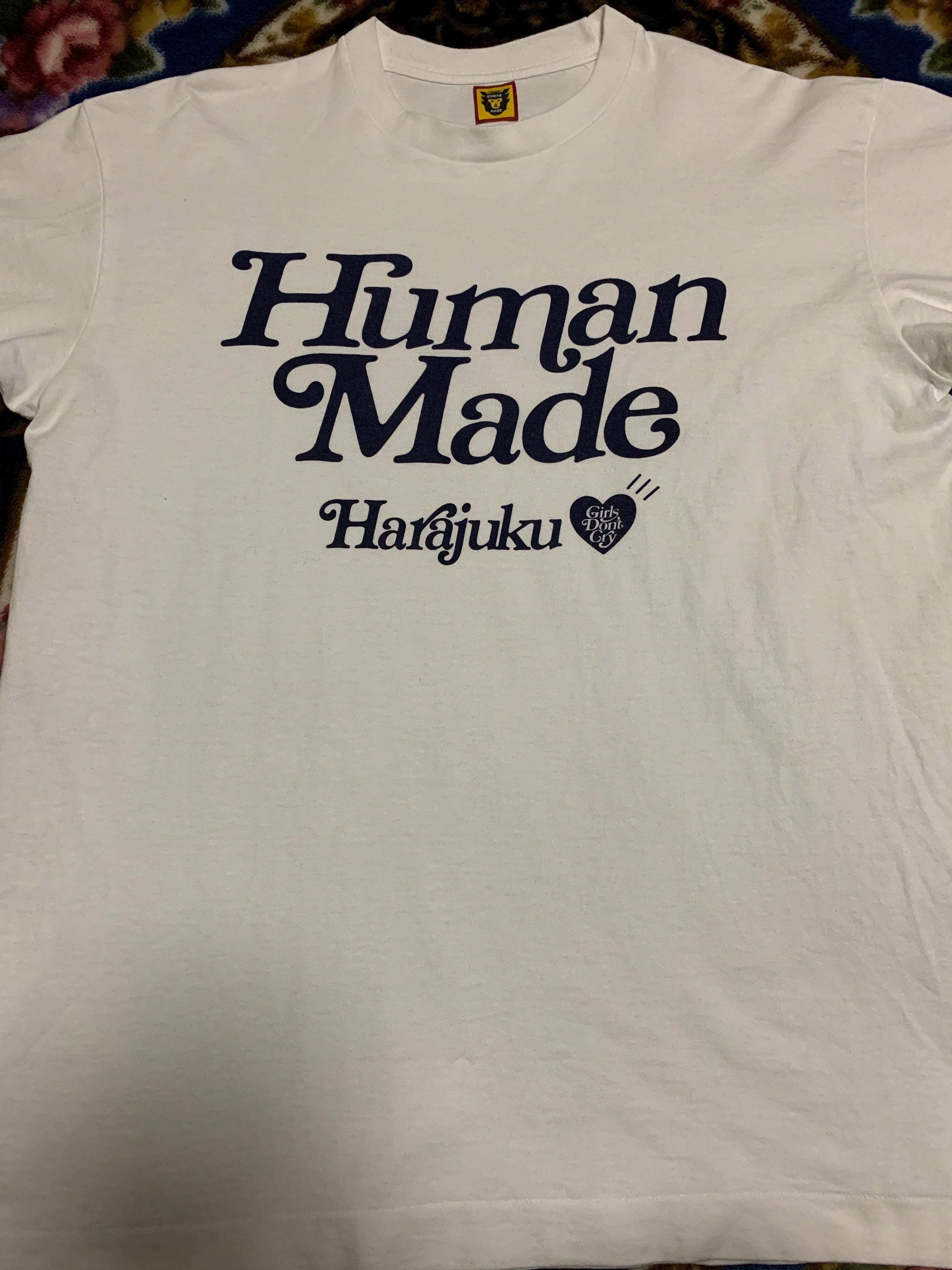 HUMAN MADE Girls Don't Cry Harajuku T-Shirt #1 "White" / VERDY