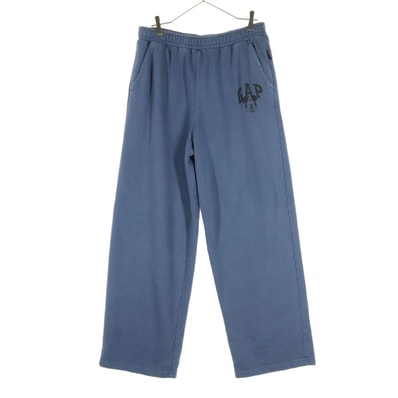 GAP ギャップ プリント スウェットパンツ M ライトネイビー系