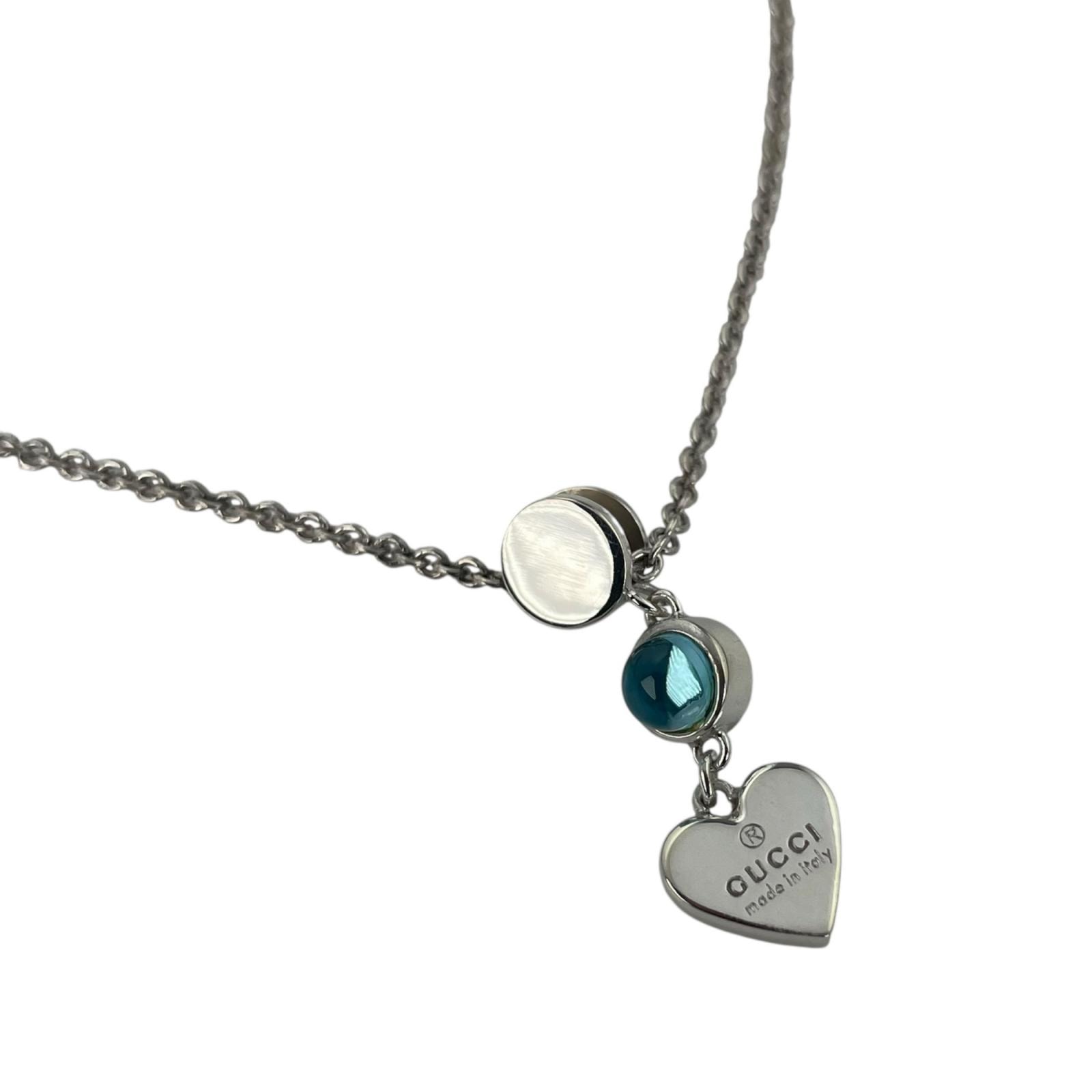 美品 GUCCI グッチ ネックレス シルバー925 シルバー レディース【中古】