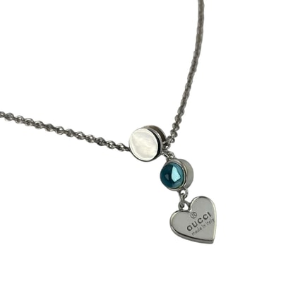 美品 GUCCI グッチ ネックレス シルバー925 シルバー レディース【中古】