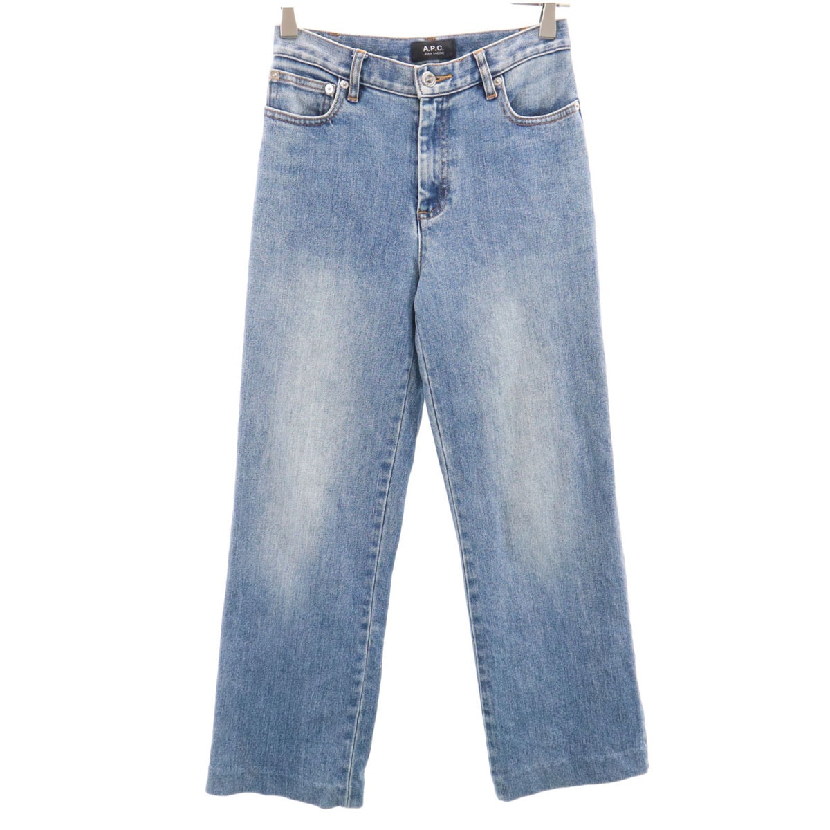 A.P.C. アーペーセー ストレートデニムパンツ W24 ブルー ジーンズ