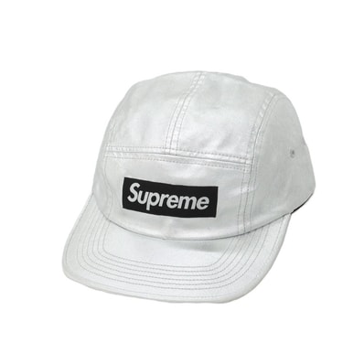【中古】シュプリーム Supreme 2025年春夏 コットン キャンプキャップ シルバー【サイズONE SIZE(58cm)】【メンズ】