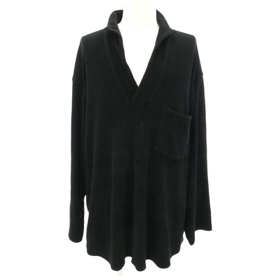 COMOLI コモリ 25SS B01-05039 パイルスキッパーシャツ ブラック系 3【中古】